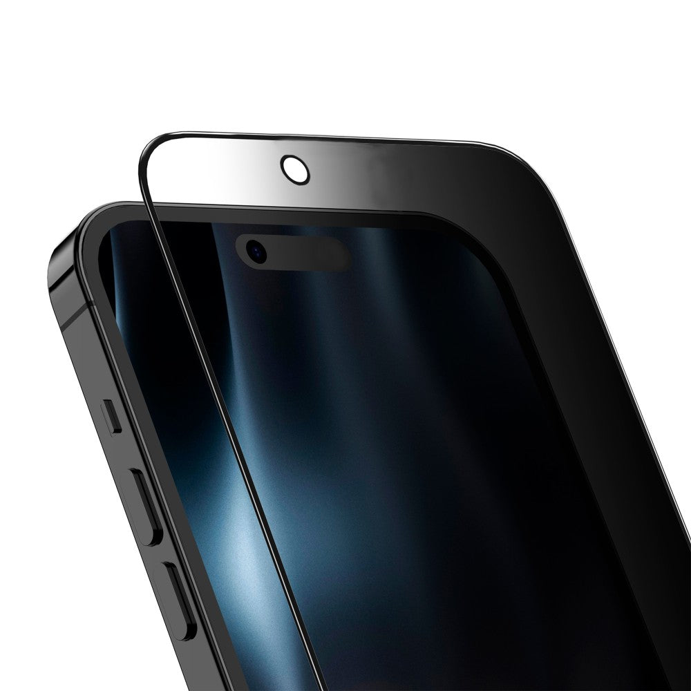 Rixus Privacy Tempered Glass mit Fit Box für iPhone 17 Pro Max